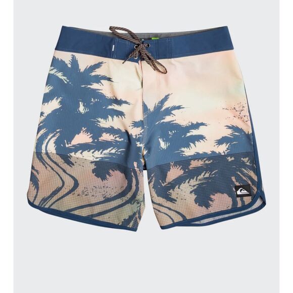 Quiksilver Other - NWT Quiksilver Highline Scallop 19" Board Shorts Pastel Turquoise Size 29 Beach